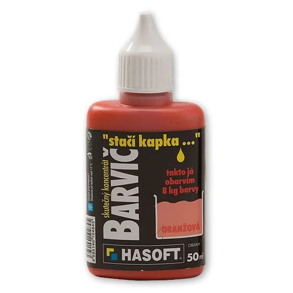 HASOFT BARVIČ oranžový 50 ml